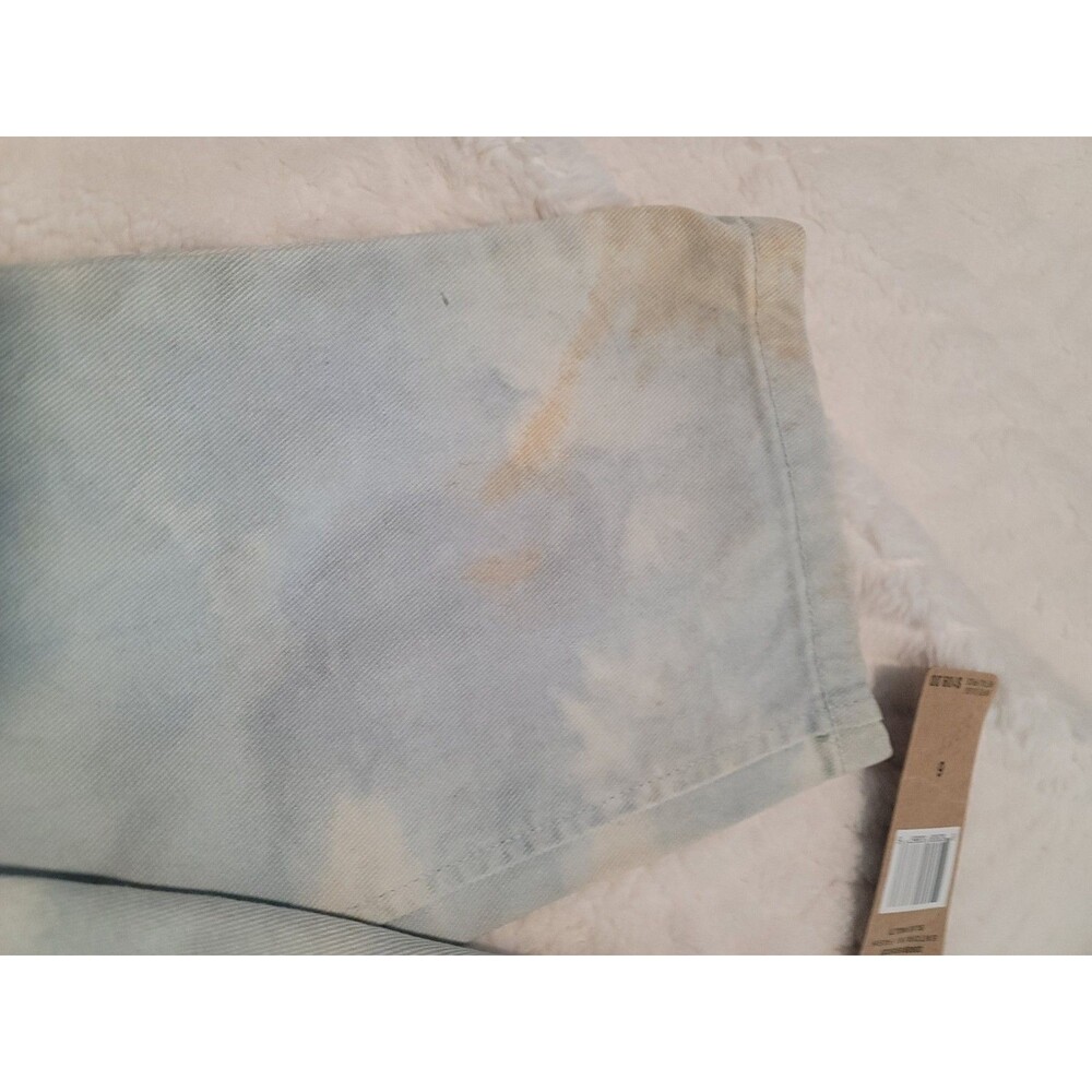 Lauren Jeans Co Ralph Lauren Womens Sz 6 Straight Leg Sky Blue Bleach Dyed Denim - Picture 5 of 12